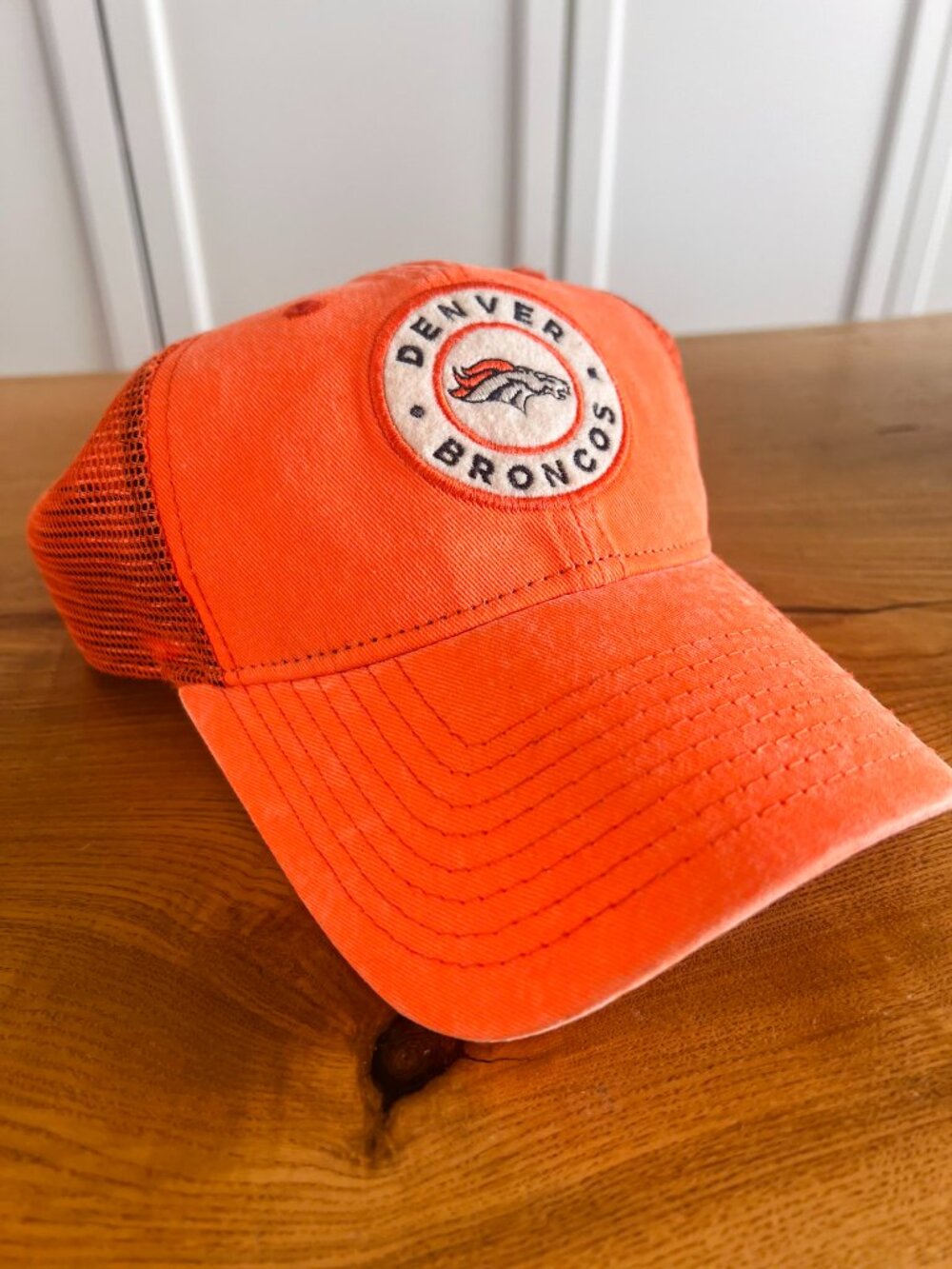 Denver Broncos Women’s New Era 9TWENTY Orange Trucker Hat NFL Adjustable Cap